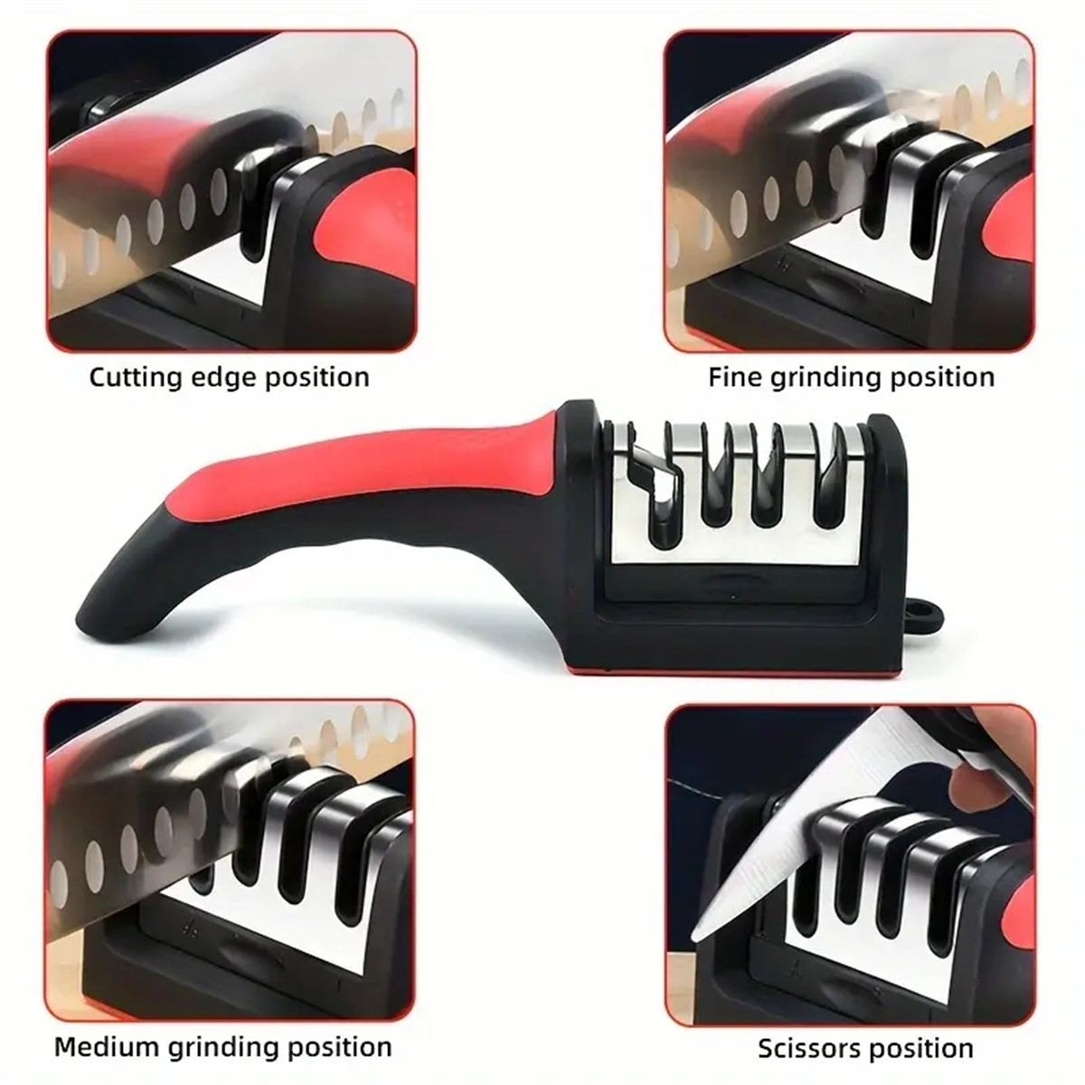 Kitchen Appliances Best - 3/4 Segment Knife Sharpener Kitchen Multifunctional