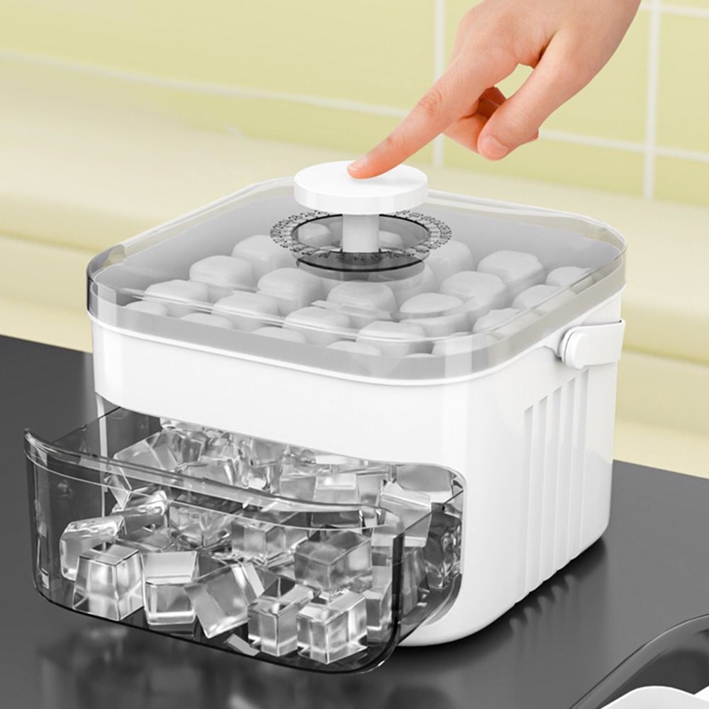 Ice Cream Maker Electric - Portable 50-Cube Ice Maker with Easy