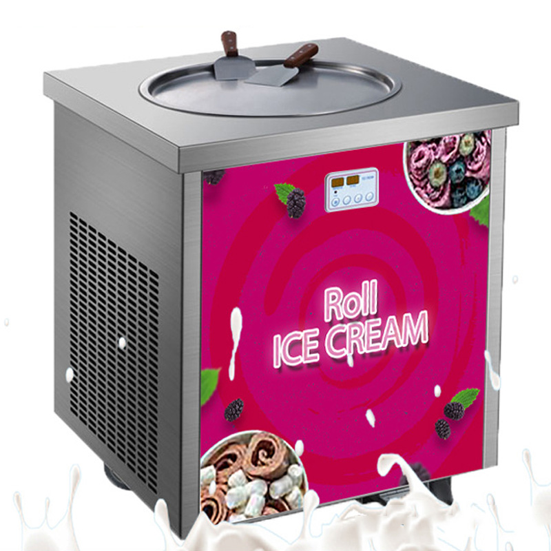 Ice Cream Maker Electric - Compact Shaved Ice Machine, Single-Tray Ice