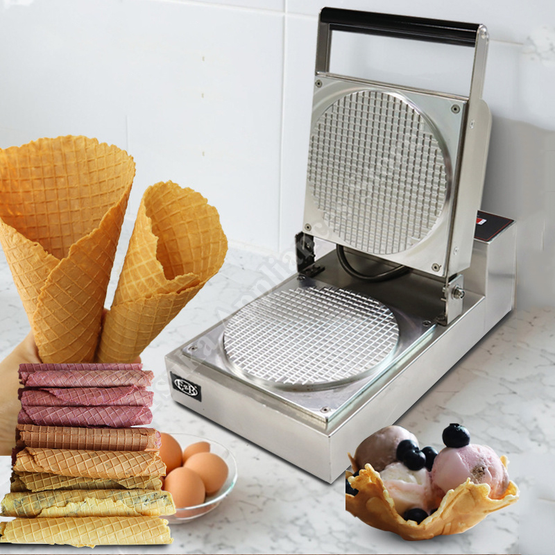 Ice Cream Maker Electric - Roll Machine Maker Electric Small Crispy
