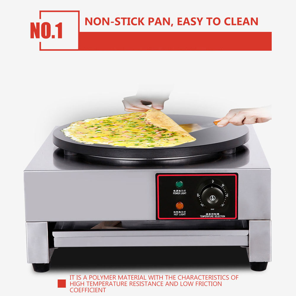 Stainless Steel Electric Crepe - огляд і ціна Crepe Maker Non Stick