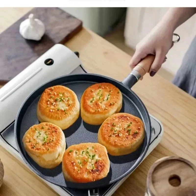 20/23/26cm Cast Iron Frying Pa - огляд і ціна Crepe Maker Non Stick