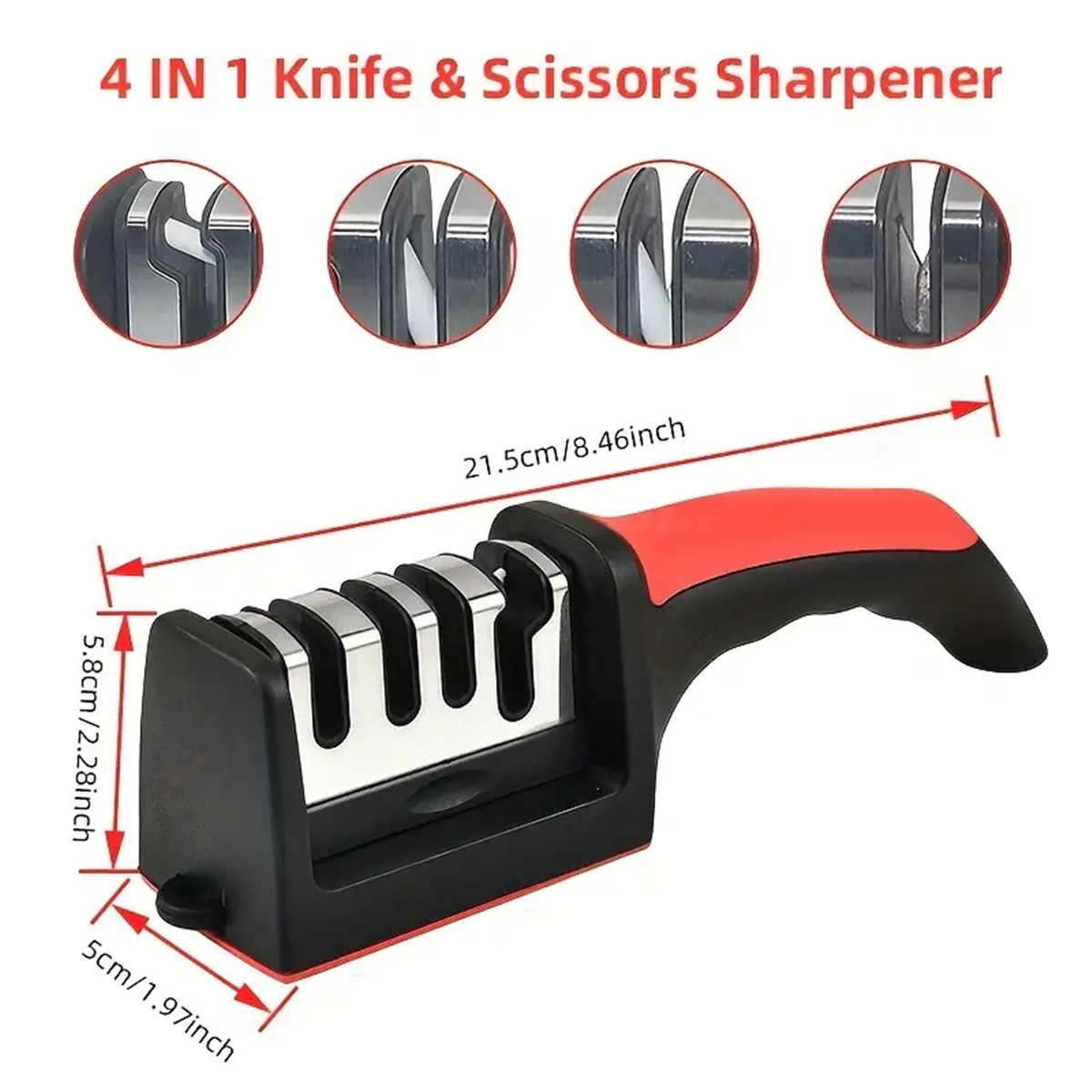 3/4 Segment Knife Sharpener Ki - огляд і ціна Kitchen Appliances Best