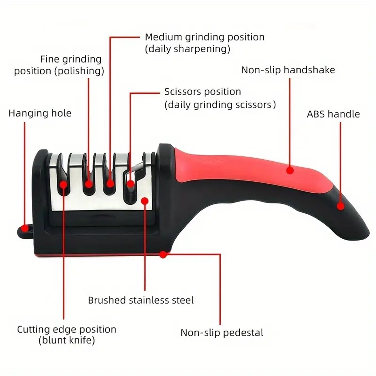 3/4 Segment Knife Sharpener Ki - огляд і ціна Kitchen Appliances Best