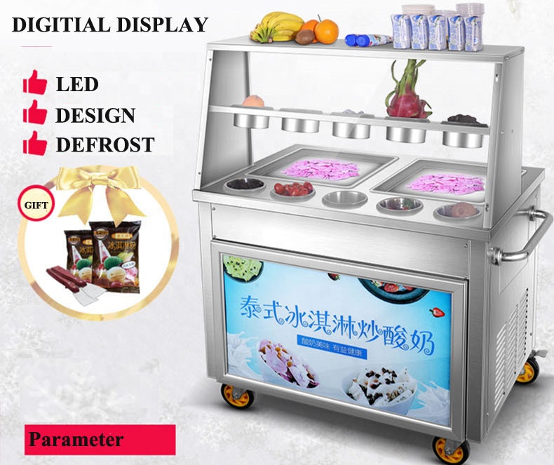Frying Ice Machine Commercial  - огляд і ціна Ice Cream Maker Electric