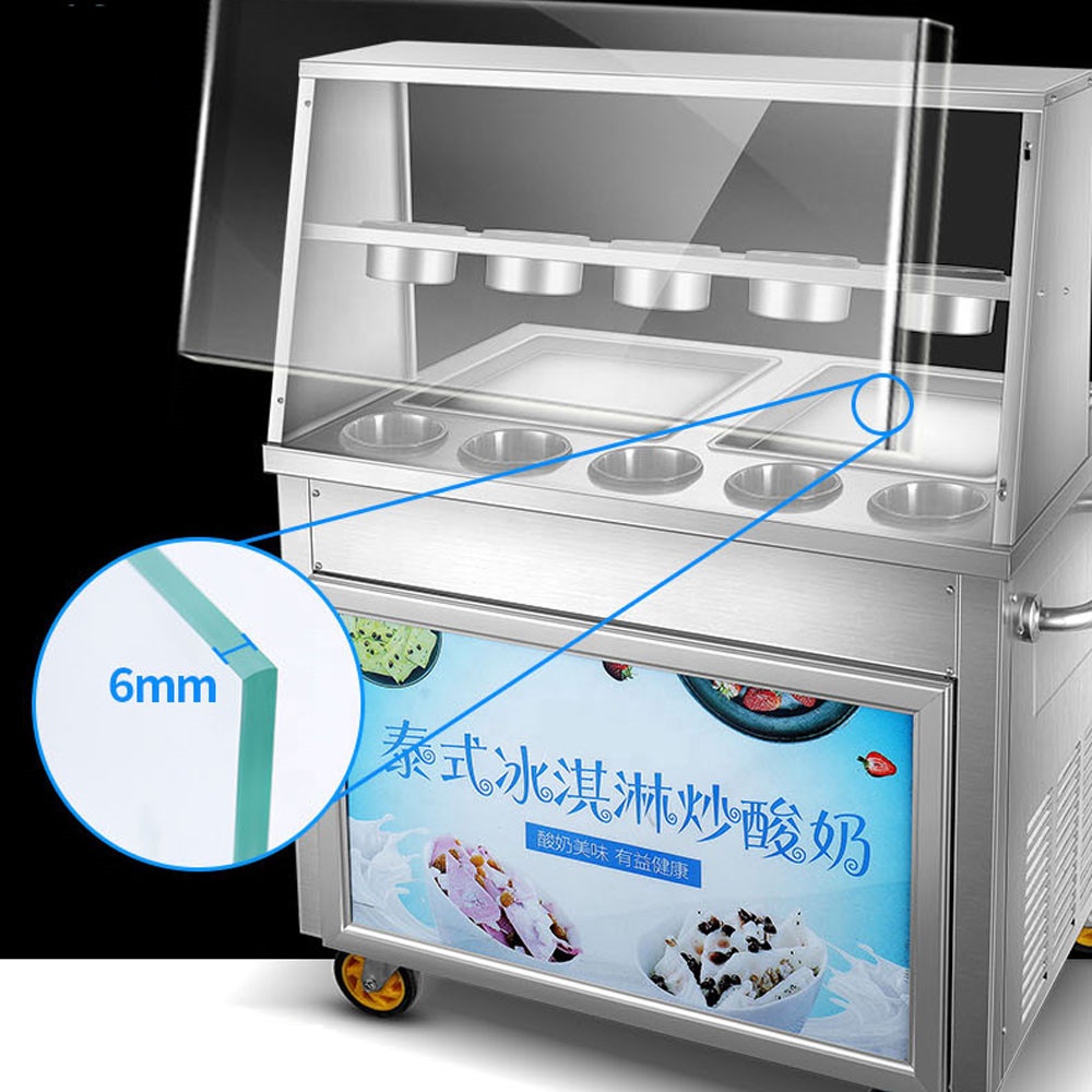 Frying Ice Machine Commercial  - огляд і ціна Ice Cream Maker Electric