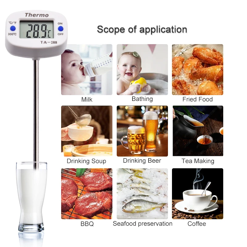 TA288 LCD Digital Food Thermom - огляд і ціна Kitchen Appliances Video