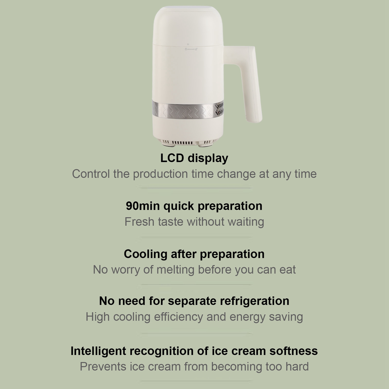 300ML Digital Ice Cream Maker  - огляд і ціна Kitchen Appliances You Need