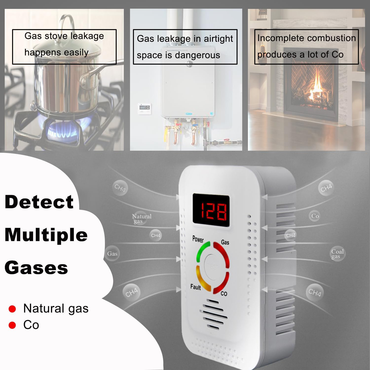 Natural Gas Detector 2in1 And  - огляд і ціна Kitchen Appliances Video